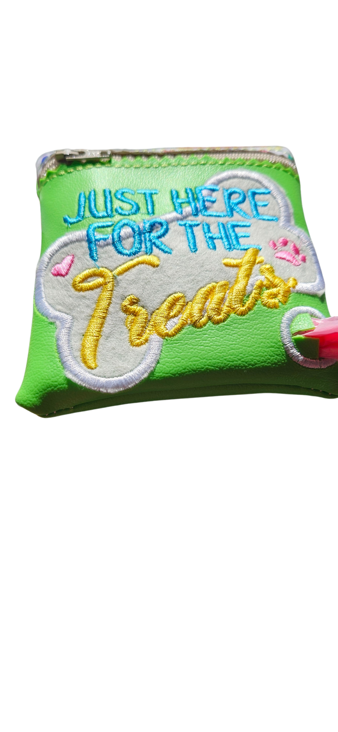 Here for the Treats - Vinyl Poo Bag Holder