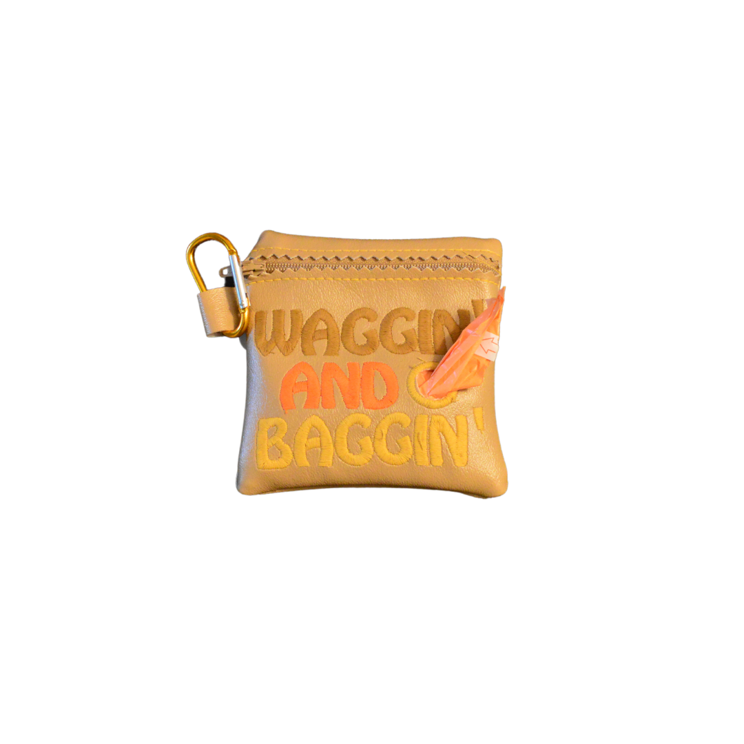 Waggin & Baggin Cork Poo Bag Holder