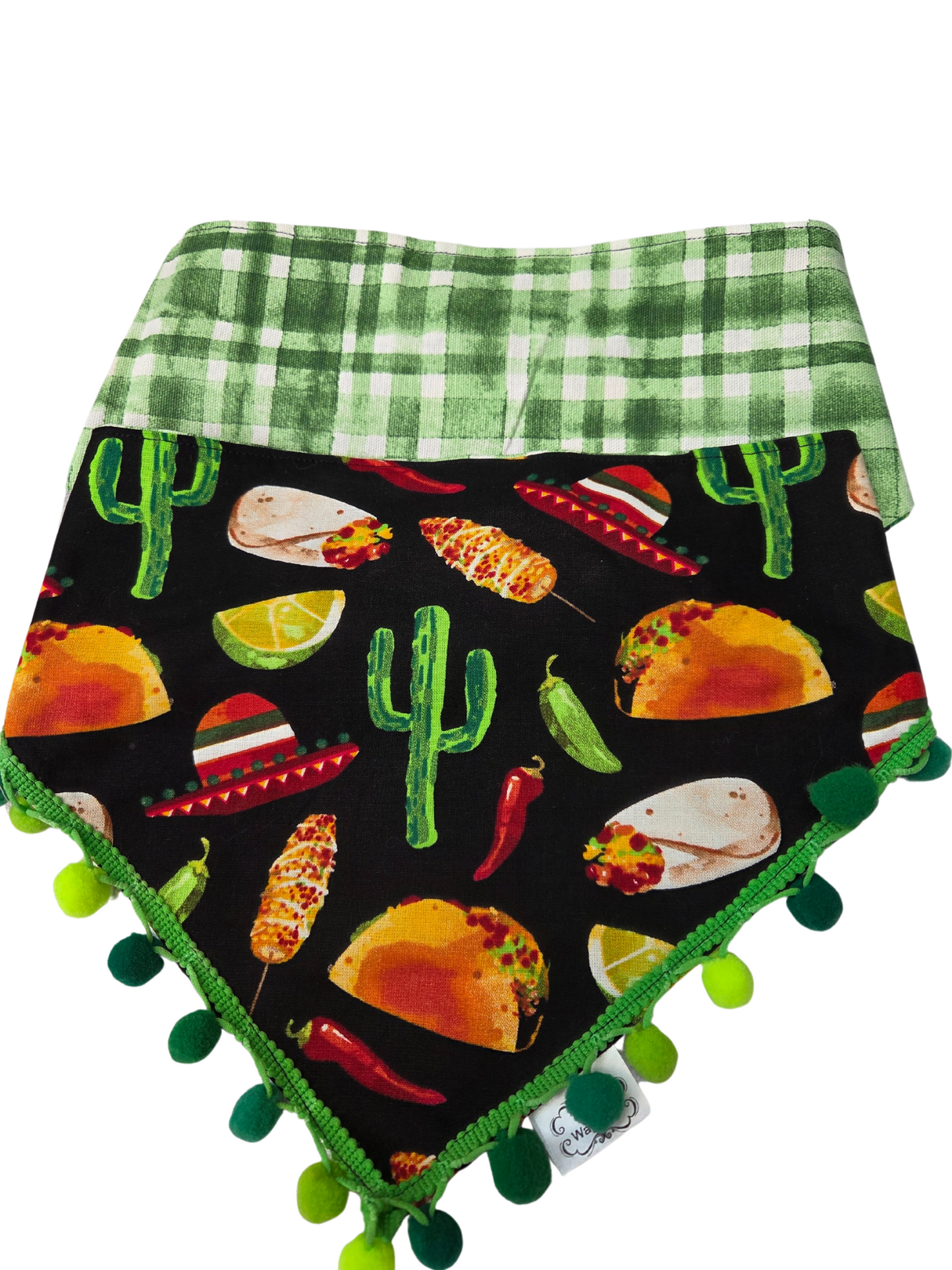 Tacos/ Green Plaid with Fringe