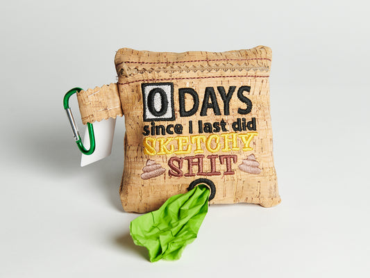 O days for Sketchy Stuff - Cork Poo Bag Holder